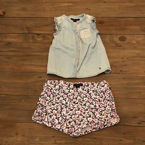 Tommy Hilfiger Matching Shirt and Short Set